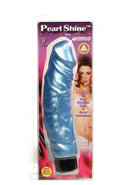 Pearl Shine Vibrator 9in - Blue